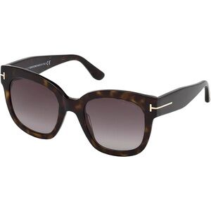 Tom Ford Brown Oversized Square Sunglasses